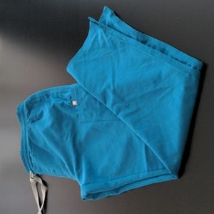 Figs Pacific Blue Yola Skinny Scrub Pants M